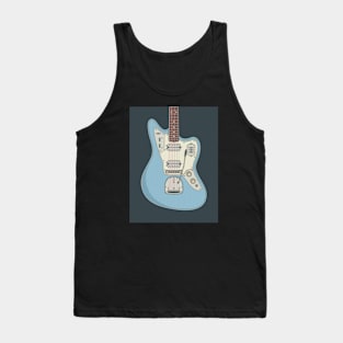 Sonic Blue HH Jag Guitar Tank Top